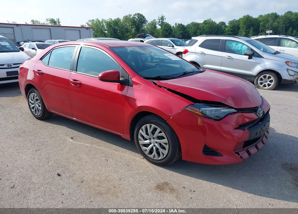 2019 TOYOTA COROLLA LE VIN: 2T1BURHE0KC148417