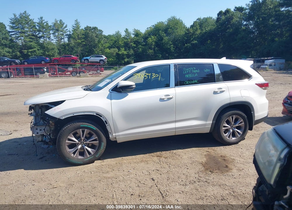 2016 TOYOTA HIGHLANDER LE PLUS V6 VIN: 5TDBKRFH1GS280281