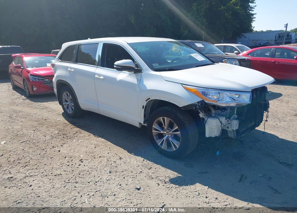 2016 TOYOTA HIGHLANDER LE PLUS V6 VIN: 5TDBKRFH1GS280281