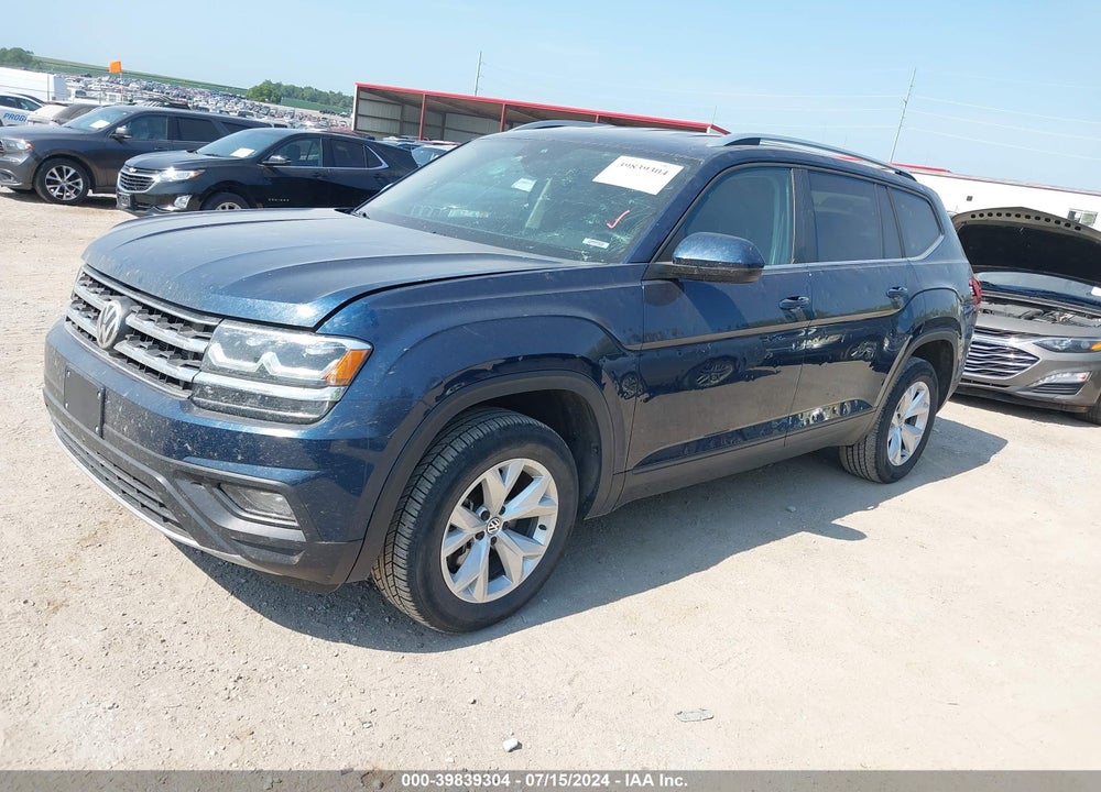 2019 VOLKSWAGEN ATLAS 3.6L V6 SE W/TECHNOLOGY VIN: 1V2UR2CA1KC579104