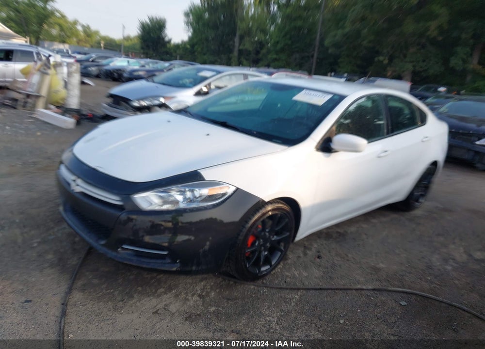 2013 DODGE DART SXT VIN: 1C3CDFBH4DD247516