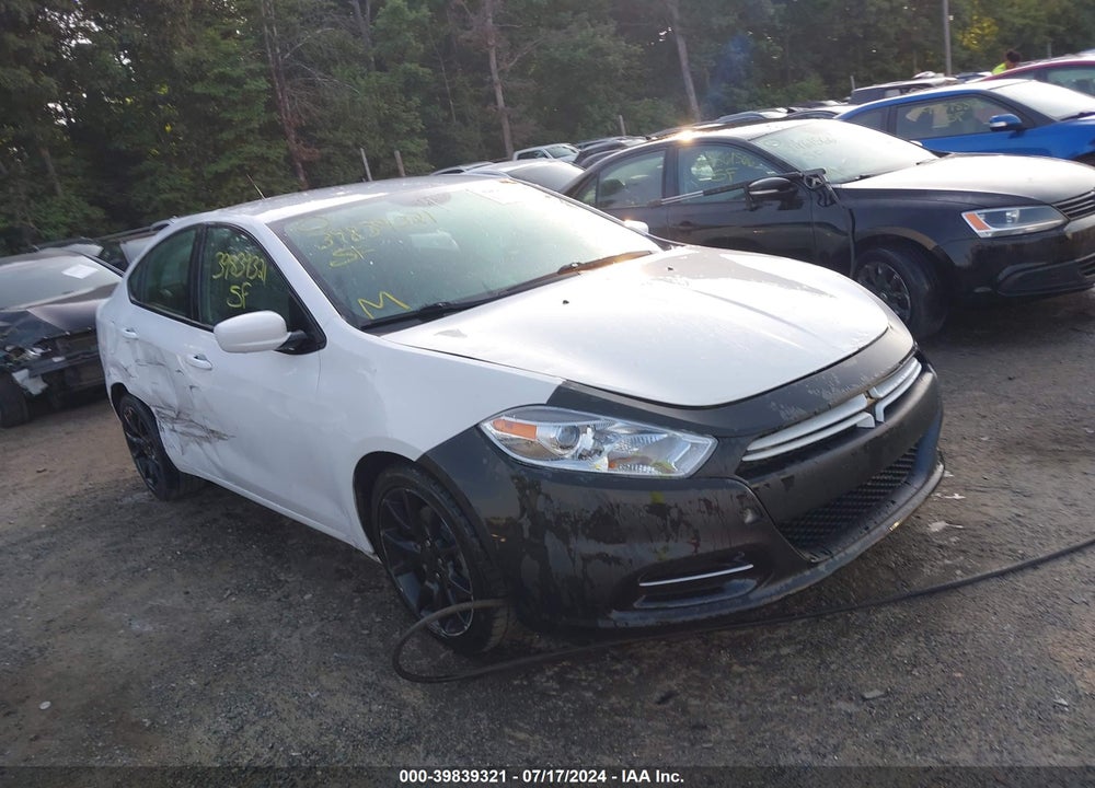 2013 DODGE DART SXT VIN: 1C3CDFBH4DD247516