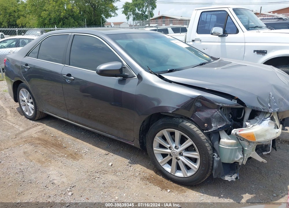 2012 TOYOTA CAMRY XLE VIN: 4T1BF1FK8CU168922