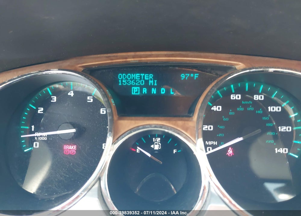 2012 BUICK ENCLAVE PREMIUM VIN: 5GAKRDED0CJ308769