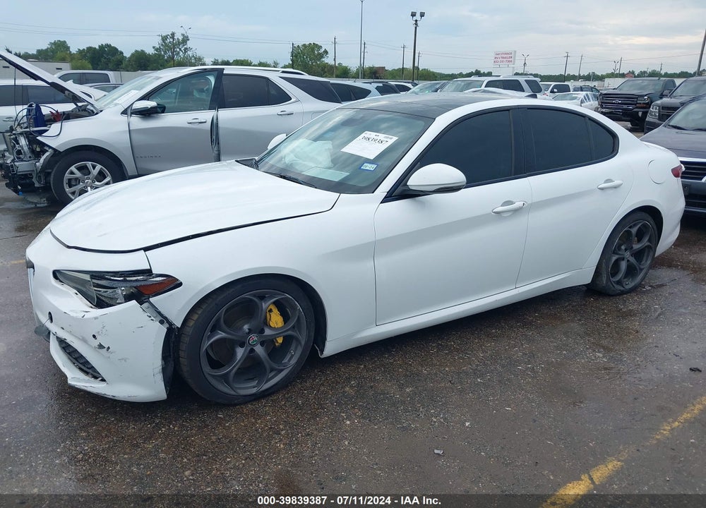 2018 ALFA ROMEO GIULIA TI SPORT RWD VIN: ZARFAECN5J7581294