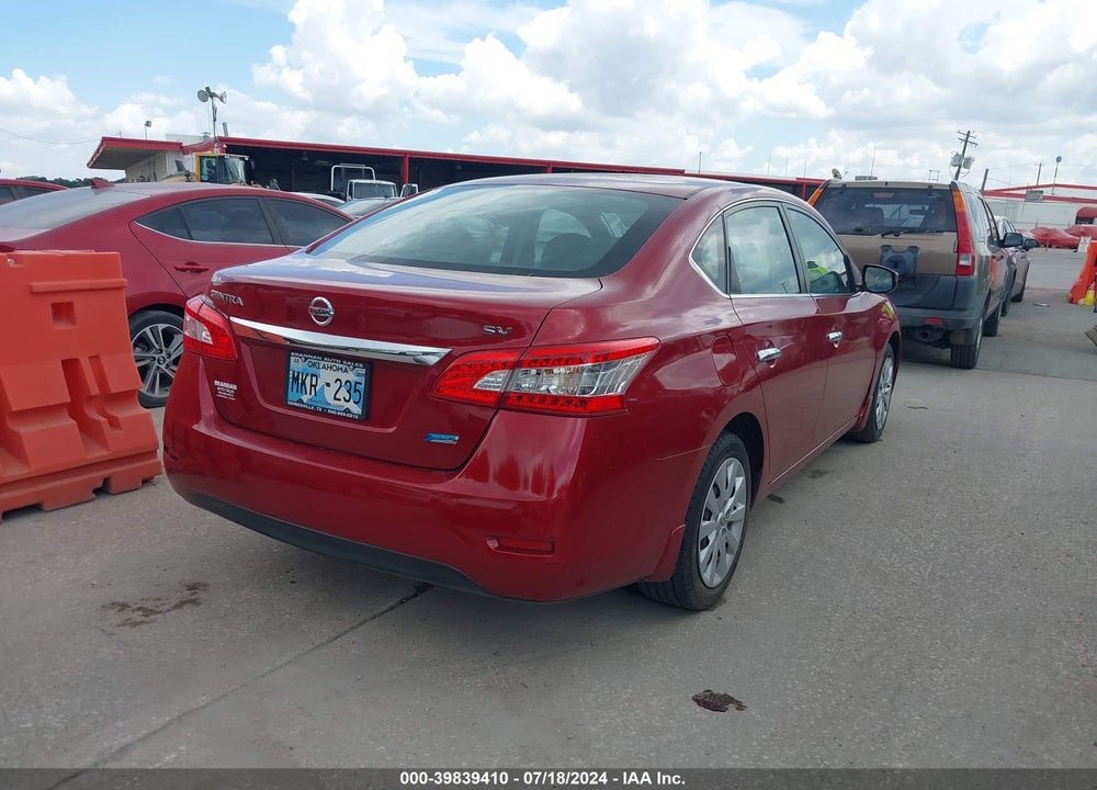 2014 NISSAN SENTRA FE+ S/FE+ SV/S/SL/SR/SV VIN: 3N1AB7AP4EL647971