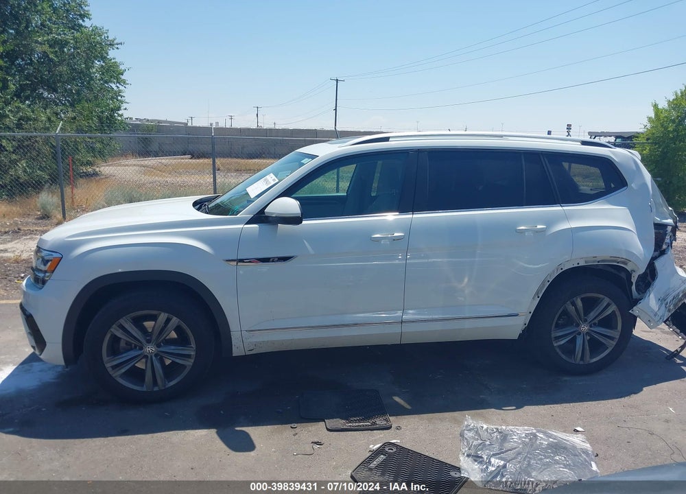 2019 VOLKSWAGEN ATLAS 3.6L V6 SE W/TECHNOLOGY R-LINE VIN: 1V2XR2CA6KC582304