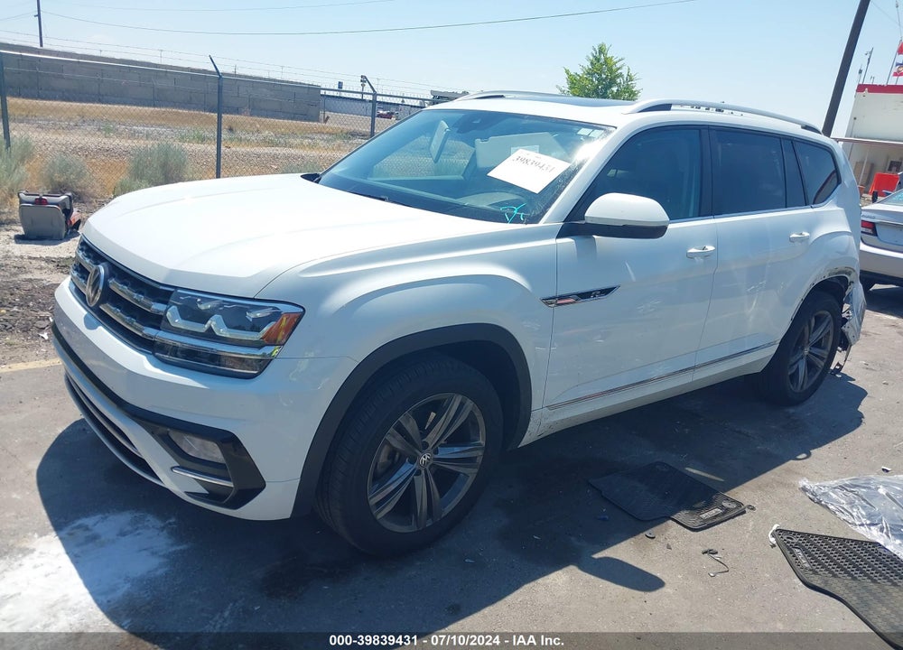 2019 VOLKSWAGEN ATLAS 3.6L V6 SE W/TECHNOLOGY R-LINE VIN: 1V2XR2CA6KC582304