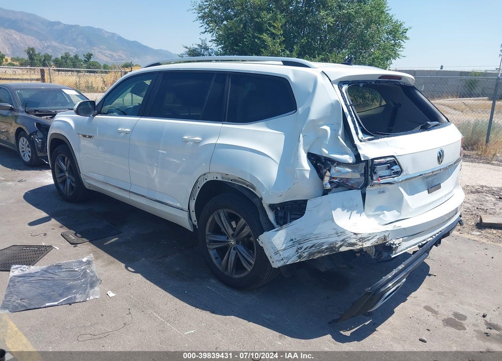 2019 VOLKSWAGEN ATLAS 3.6L V6 SE W/TECHNOLOGY R-LINE VIN: 1V2XR2CA6KC582304