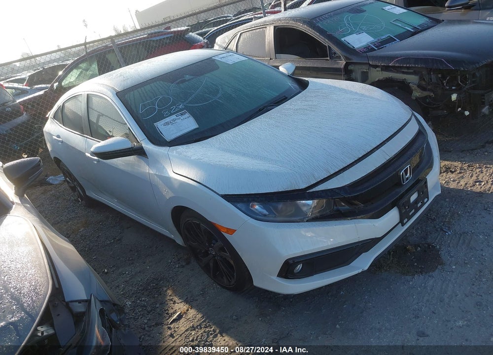 2020 HONDA CIVIC SPORT VIN: 2HGFC2F82LH585286