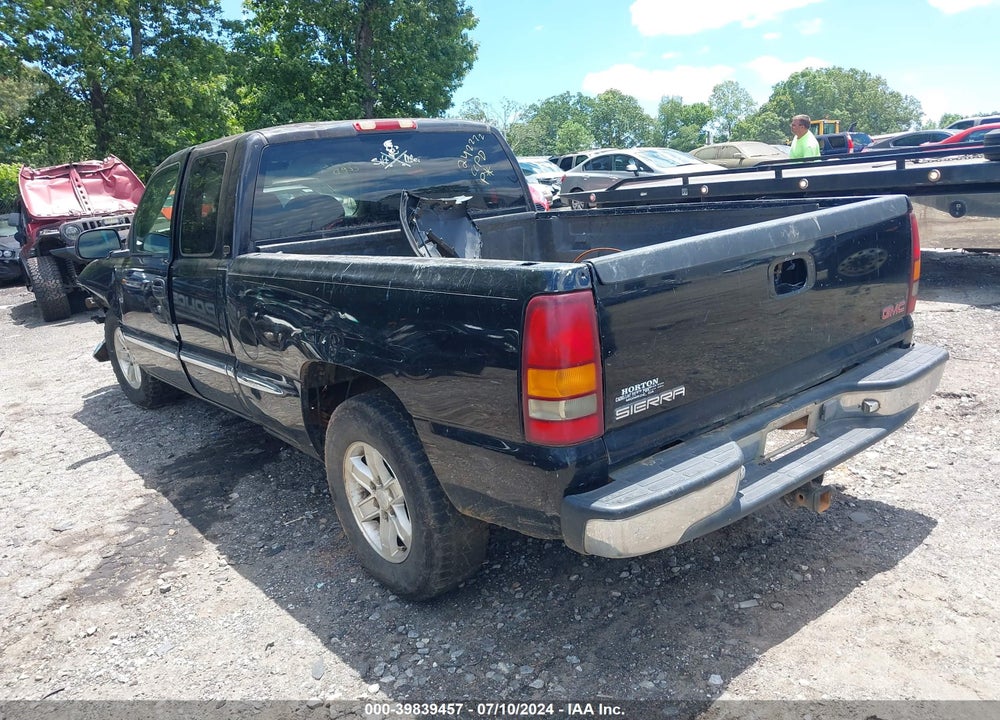 2001 GMC SIERRA 1500 SLE VIN: 2GTEC19T311315655