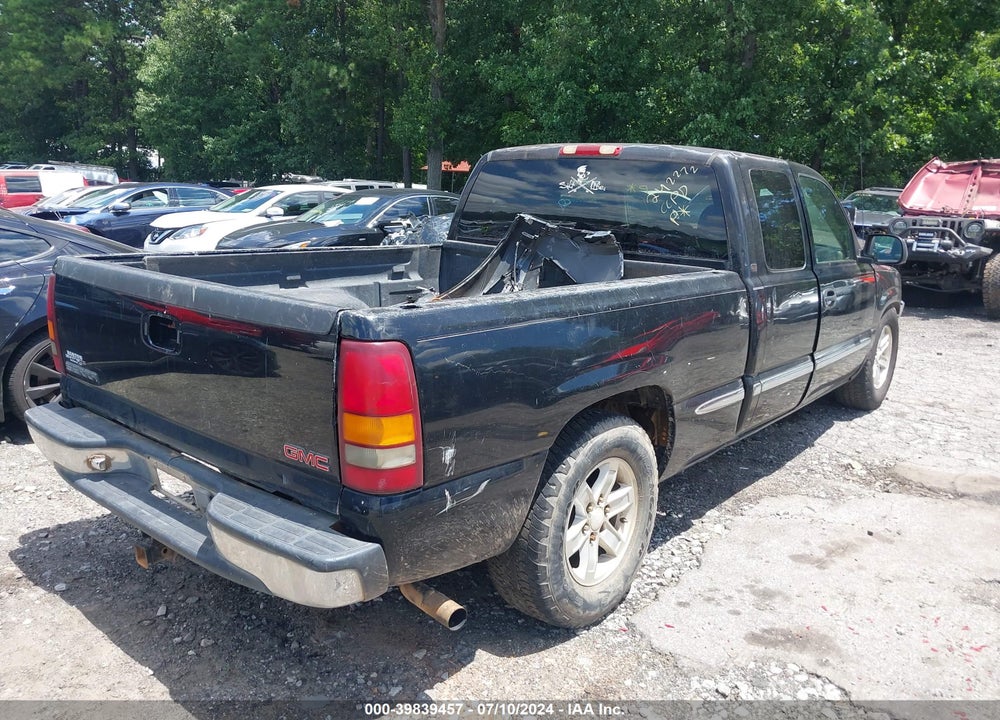 2001 GMC SIERRA 1500 SLE VIN: 2GTEC19T311315655