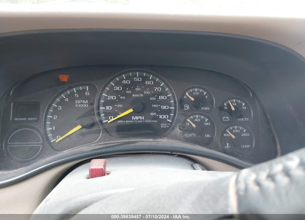 2001 GMC SIERRA 1500 SLE VIN: 2GTEC19T311315655