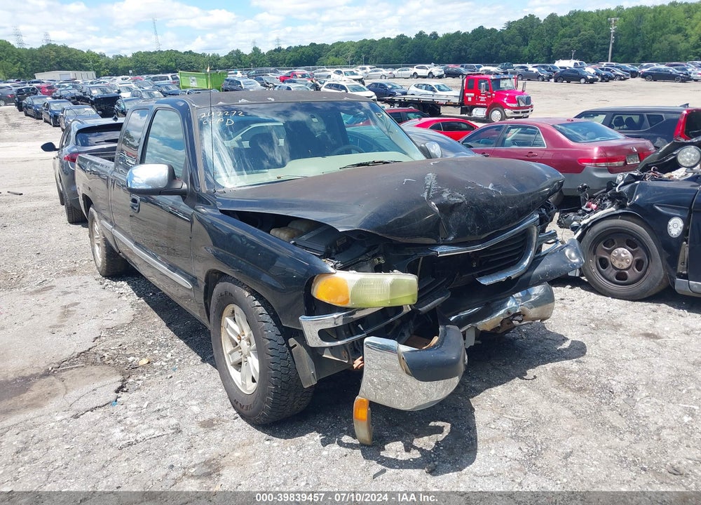 2001 GMC SIERRA 1500 SLE VIN: 2GTEC19T311315655