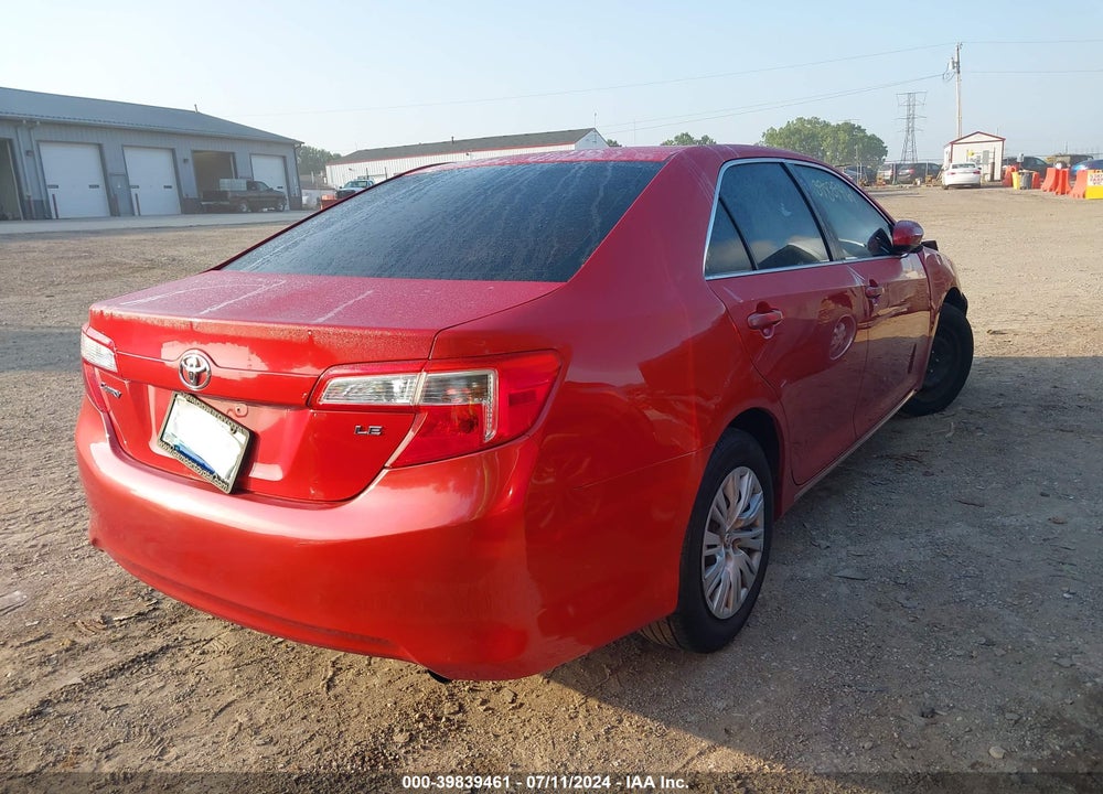 2012 TOYOTA CAMRY LE VIN: 4T4BF1FK3CR272398
