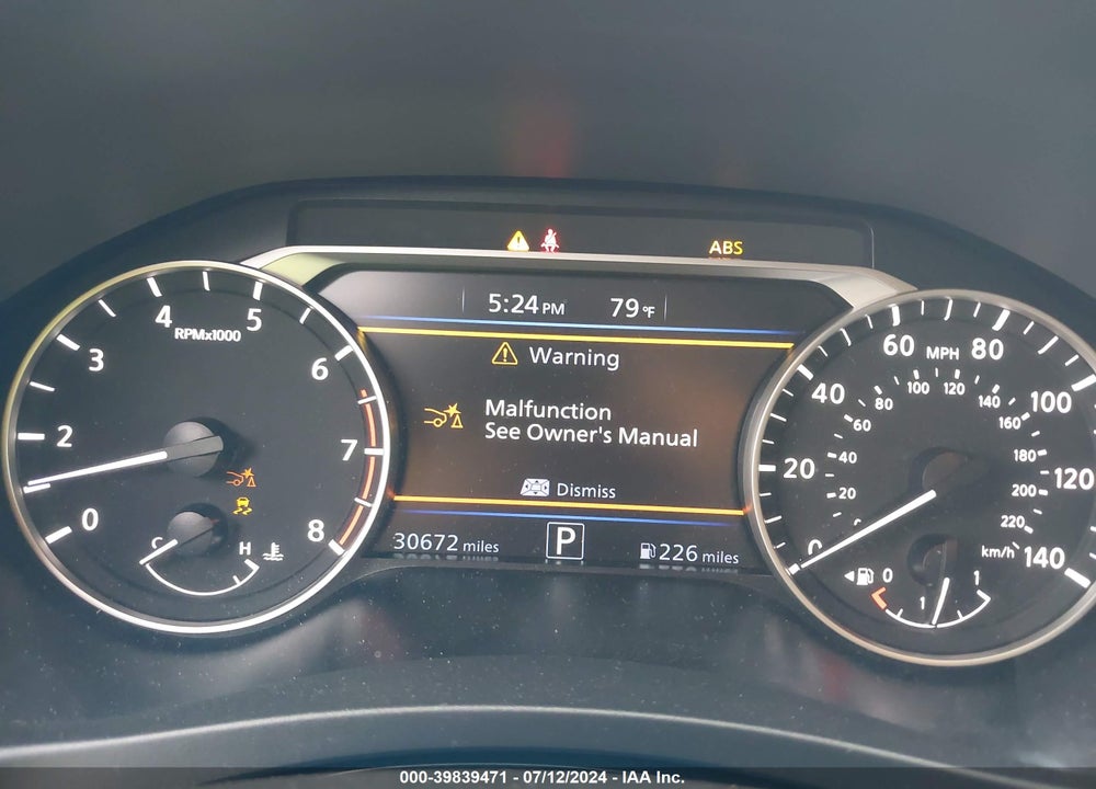2021 NISSAN ALTIMA VIN: 1N4BL4DV9MN342445