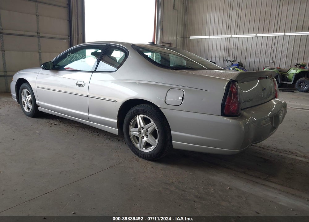 2005 CHEVROLET MONTE CARLO LT VIN: 2G1WX12K859147120