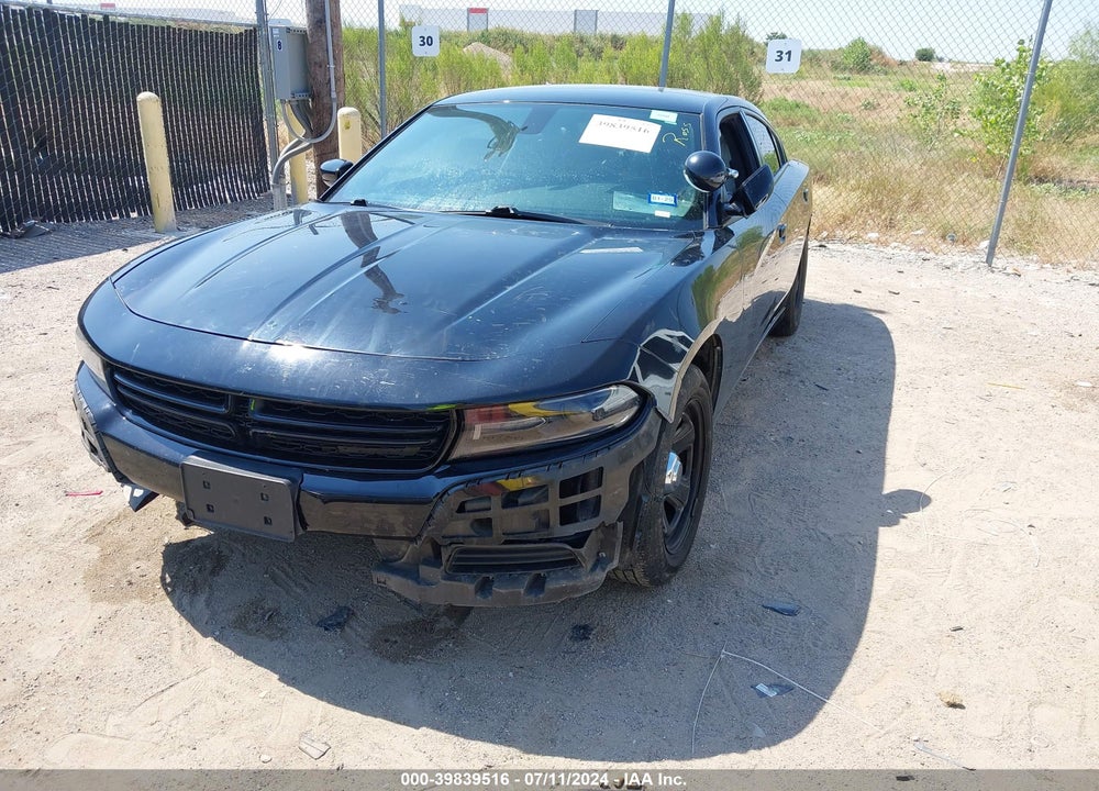 2019 DODGE CHARGER POLICE RWD VIN: 2C3CDXAG6KH563921