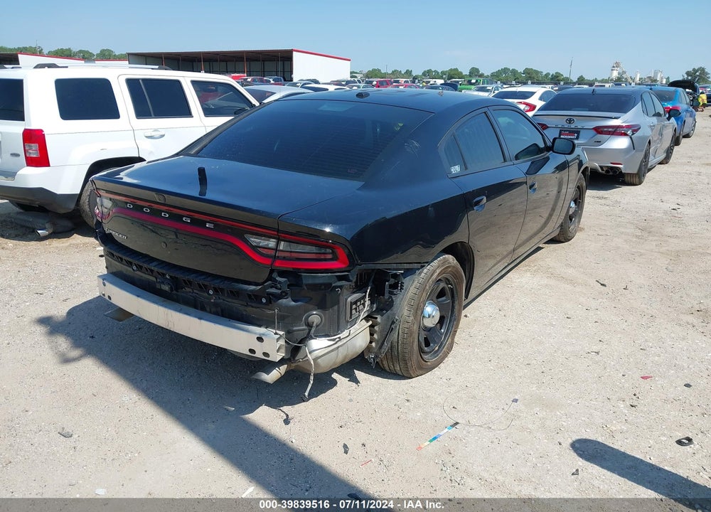 2019 DODGE CHARGER POLICE RWD VIN: 2C3CDXAG6KH563921