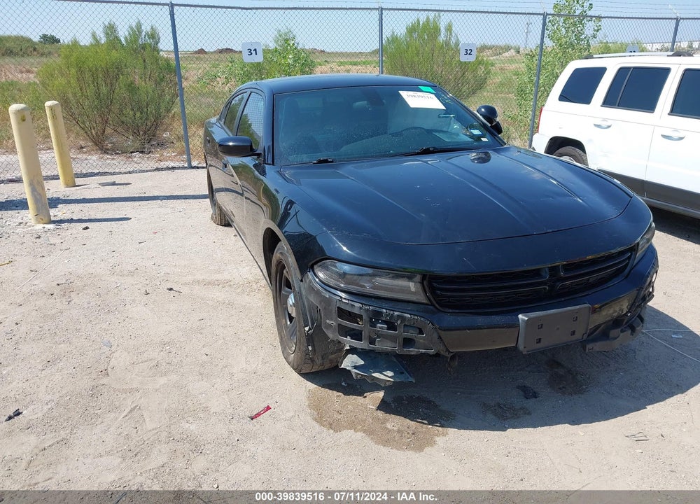 2019 DODGE CHARGER POLICE RWD VIN: 2C3CDXAG6KH563921