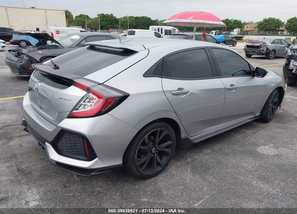 2018 HONDA CIVIC SPORT VIN: SHHFK7H41JU216204