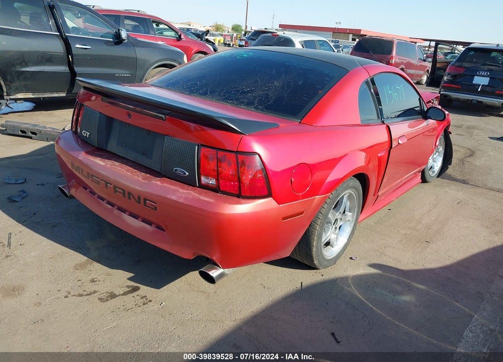 1999 FORD MUSTANG GT VIN: 1FAFP42X8XF109097