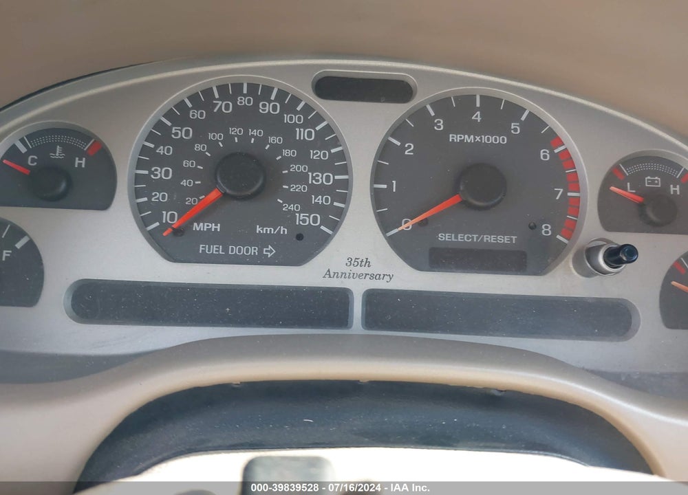 1999 FORD MUSTANG GT VIN: 1FAFP42X8XF109097