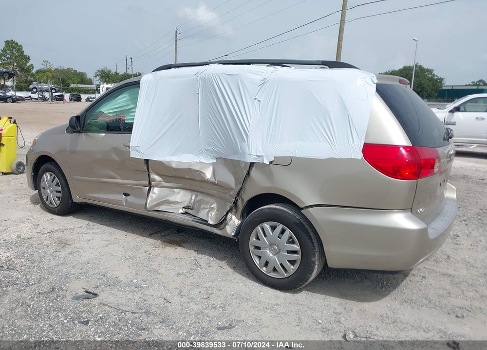 2008 TOYOTA SIENNA LE VIN: 5TDZK23CX8S103390