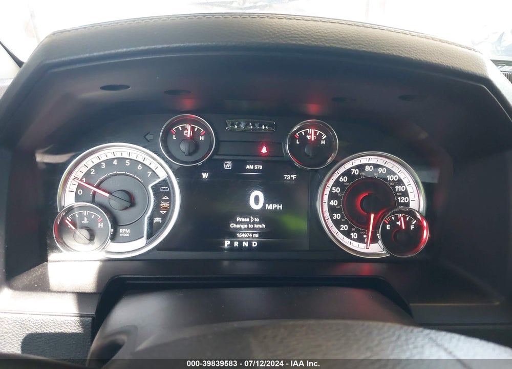 2013 RAM 1500 LAIE VIN: 1C6RR7NT4DS592187