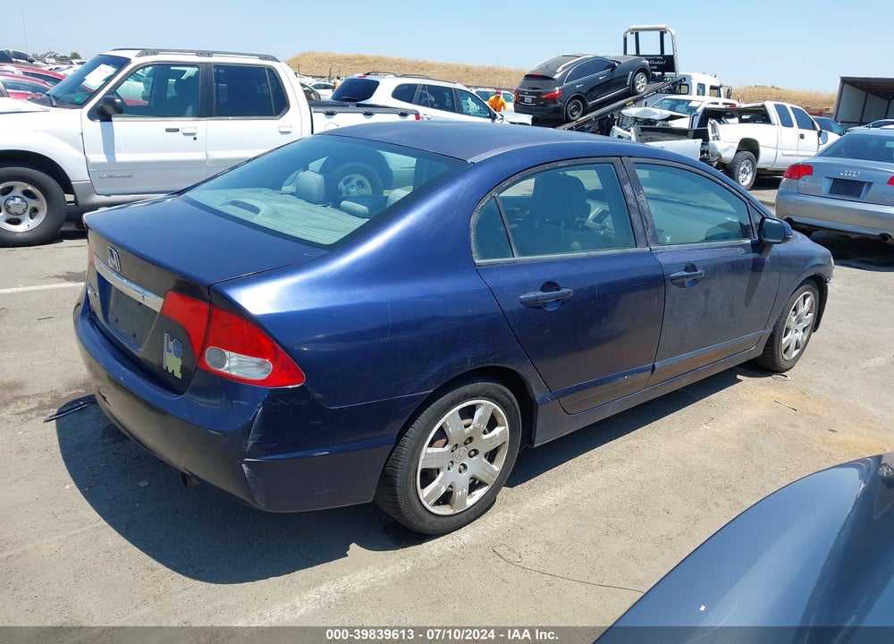2010 HONDA CIVIC LX VIN: 2HGFA1F5XAH539627