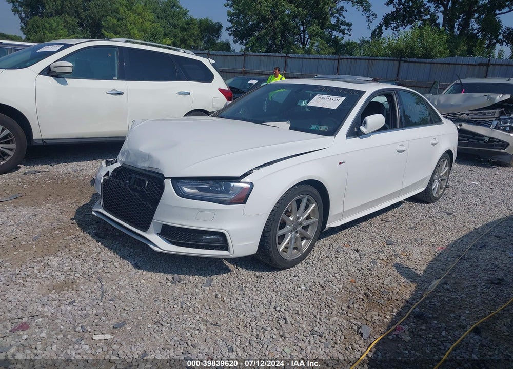 2014 AUDI A4 2.0T PREMIUM VIN: WAUMFBFL4EA014835