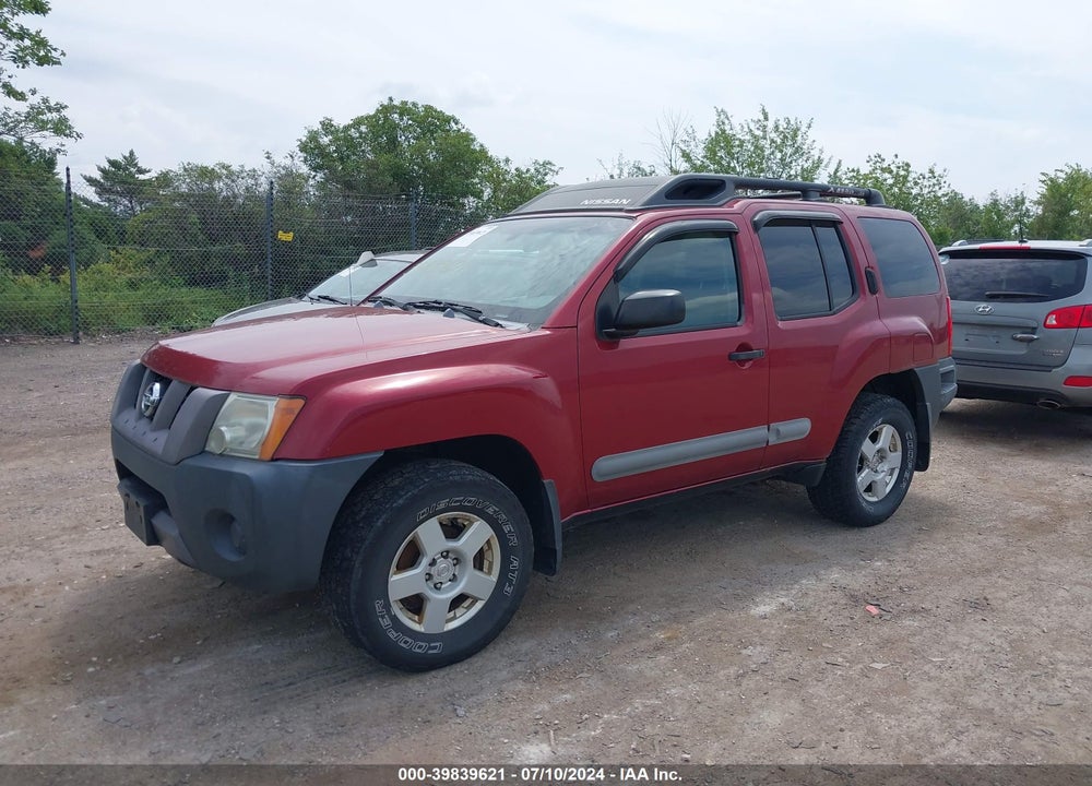 2005 NISSAN XTERRA S VIN: 5N1AN08W65C603678