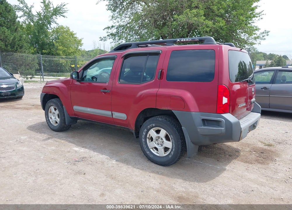 2005 NISSAN XTERRA S VIN: 5N1AN08W65C603678