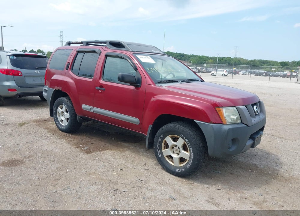2005 NISSAN XTERRA S VIN: 5N1AN08W65C603678