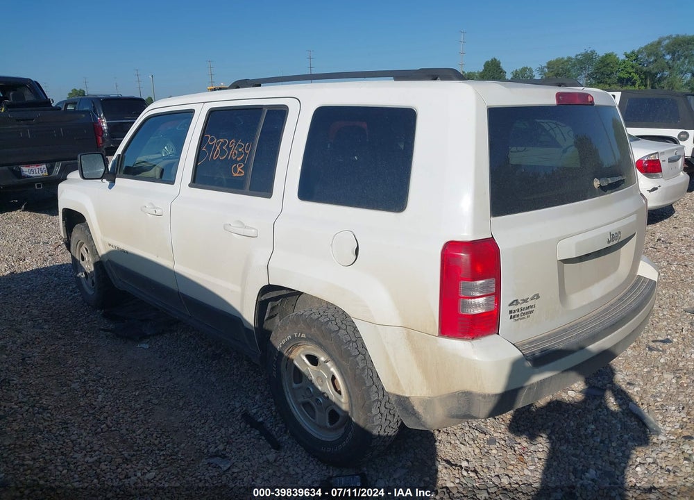 2014 JEEP PATRIOT SPORT VIN: 1C4NJRBB0ED778823