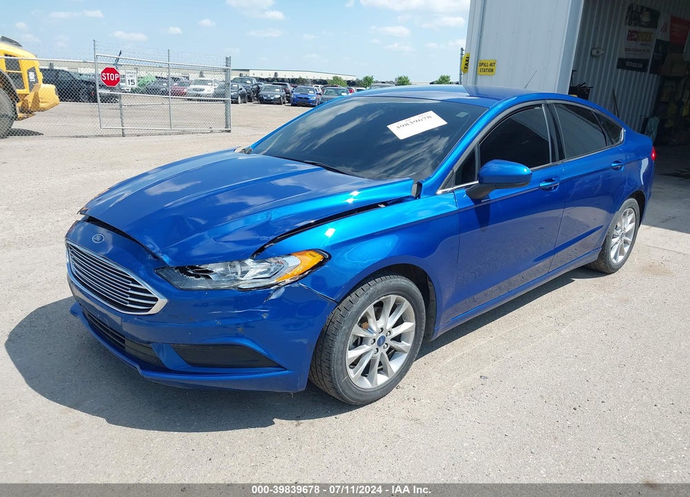 2017 FORD FUSION SE VIN: 3FA6P0H78HR330607