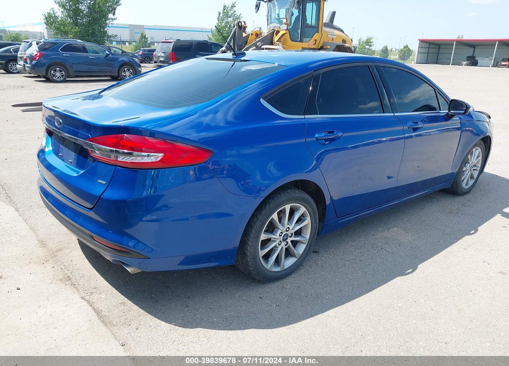 2017 FORD FUSION SE VIN: 3FA6P0H78HR330607