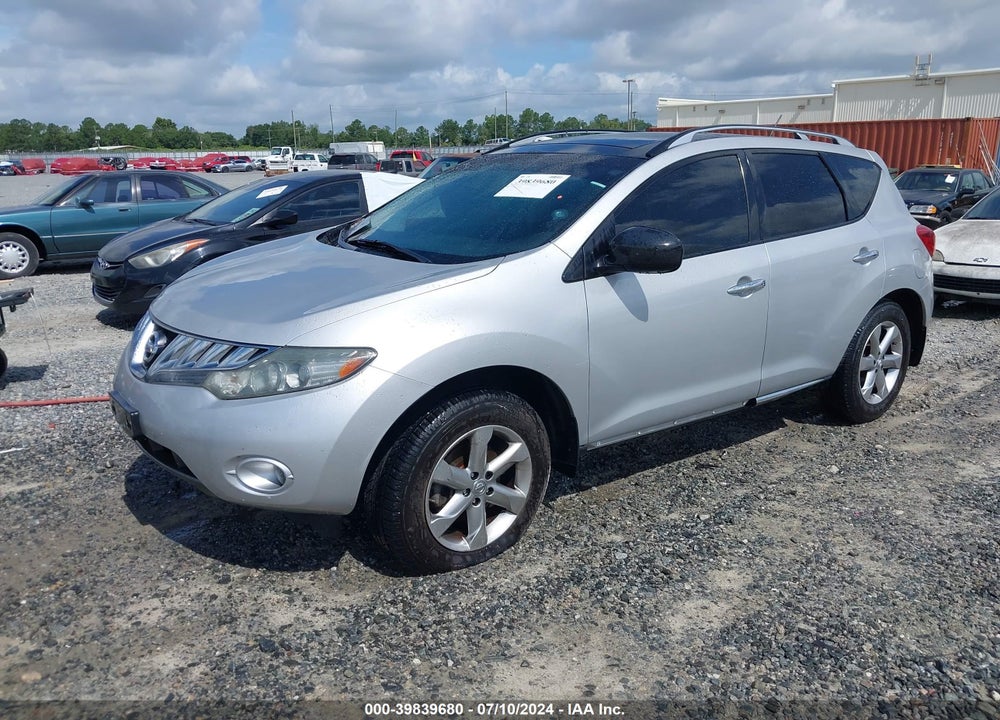 2009 NISSAN MURANO SL VIN: JN8AZ18W19W203115