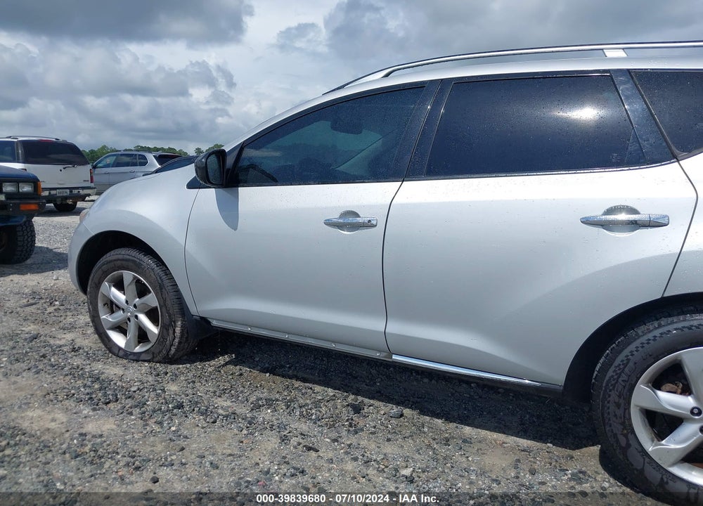 2009 NISSAN MURANO SL VIN: JN8AZ18W19W203115