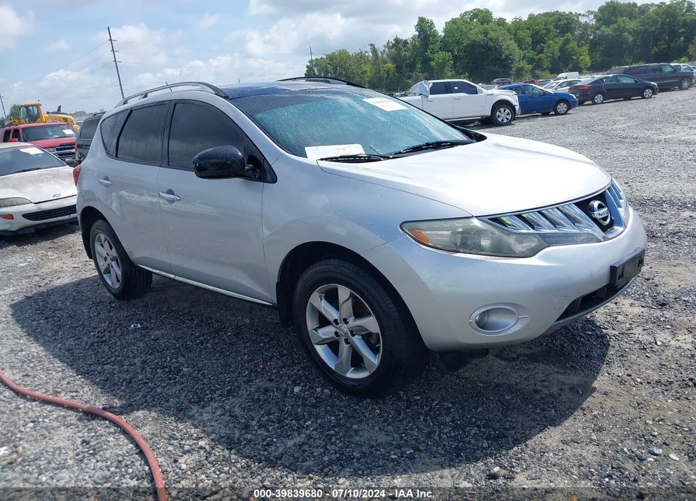 2009 NISSAN MURANO SL VIN: JN8AZ18W19W203115