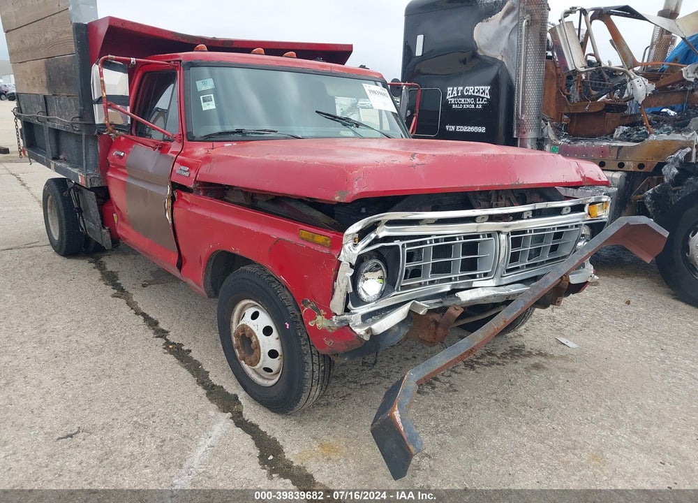 1977 FORD F-350 CHASSIS CAB VIN: F37HLY21589