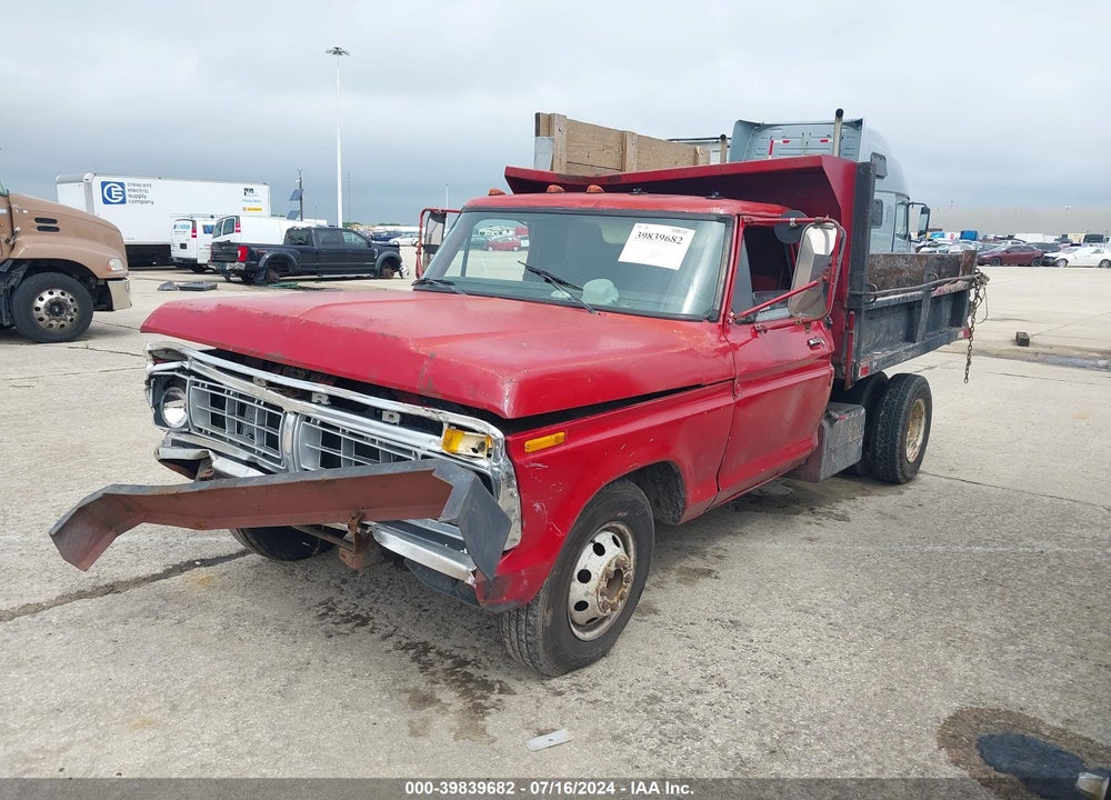 1977 FORD F-350 CHASSIS CAB VIN: F37HLY21589