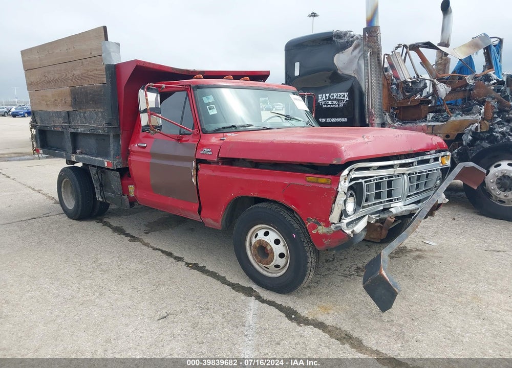1977 FORD F-350 CHASSIS CAB VIN: F37HLY21589