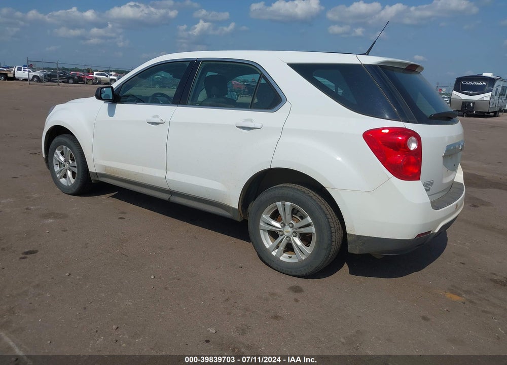 2012 CHEVROLET EQUINOX LS VIN: 2GNFLCEKXC6345763