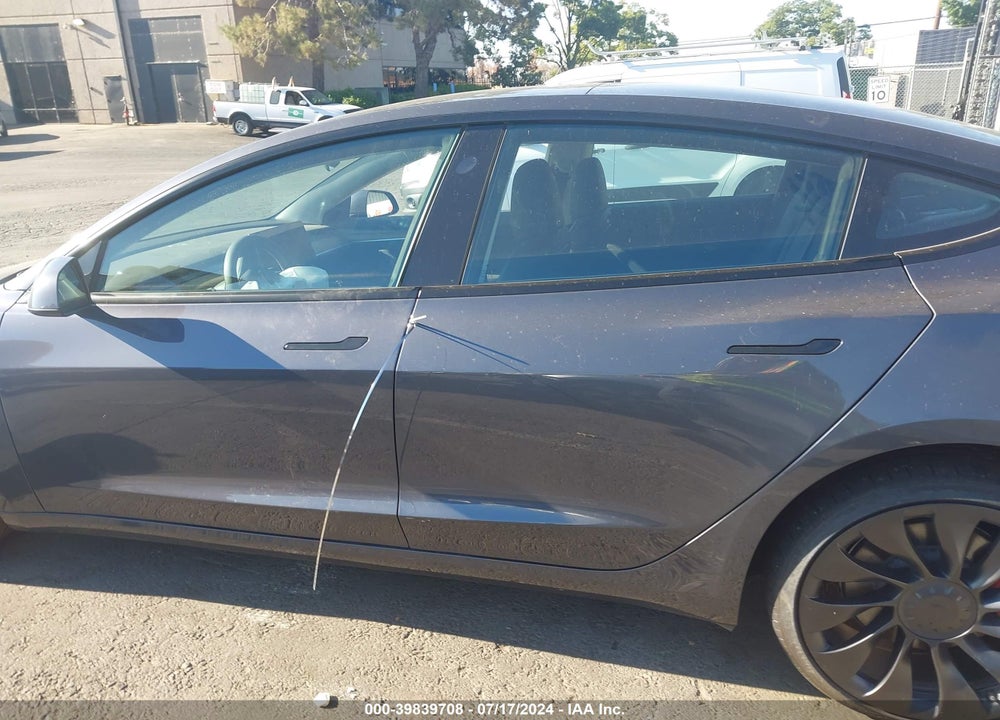 2023 TESLA MODEL 3 PERFORMANCE DUAL MOTOR ALL-WHEEL DRIVE VIN: 5YJ3E1ECXPF711000