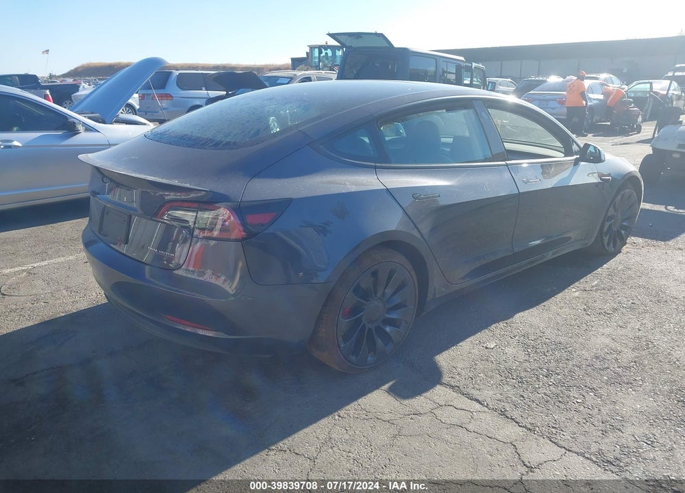 2023 TESLA MODEL 3 PERFORMANCE DUAL MOTOR ALL-WHEEL DRIVE VIN: 5YJ3E1ECXPF711000