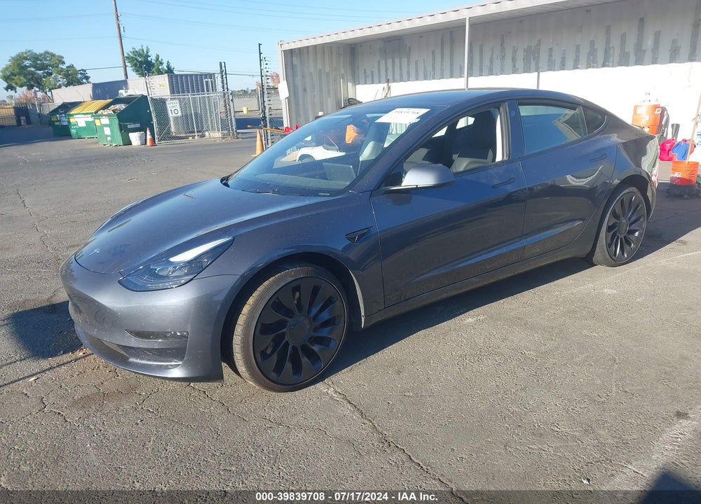 2023 TESLA MODEL 3 PERFORMANCE DUAL MOTOR ALL-WHEEL DRIVE VIN: 5YJ3E1ECXPF711000