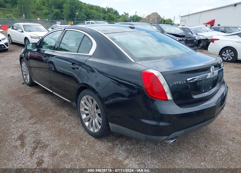 2011 LINCOLN MKS ECOBOOST VIN: 1LNHL9FT9BG609092