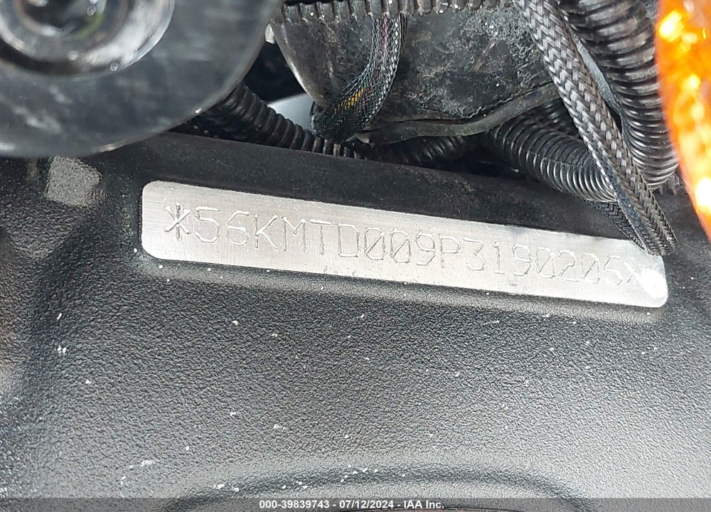 2023 INDIAN MOTORCYCLE CO. SCOUT ROGUE VIN: 56KMTD009P3190206