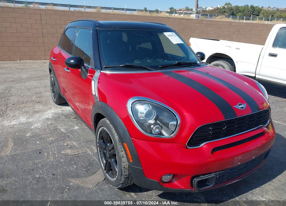 2014 MINI COUNTRYMAN COOPER S VIN: WMWZC3C52EWP51979